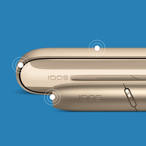 Устройство IQOS Золотого цвета